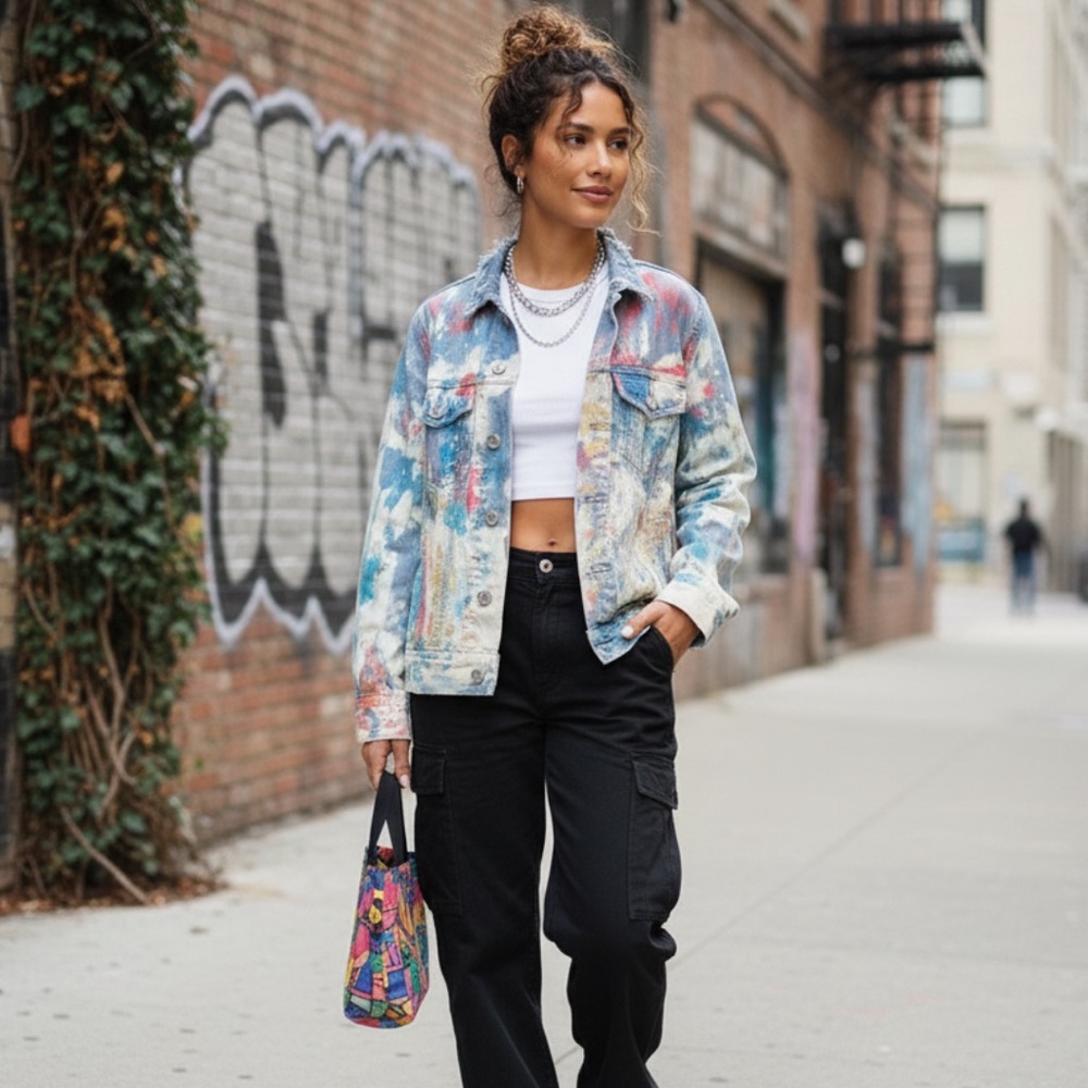 Levi’s 57511 Jean Jacket Custom Painted
